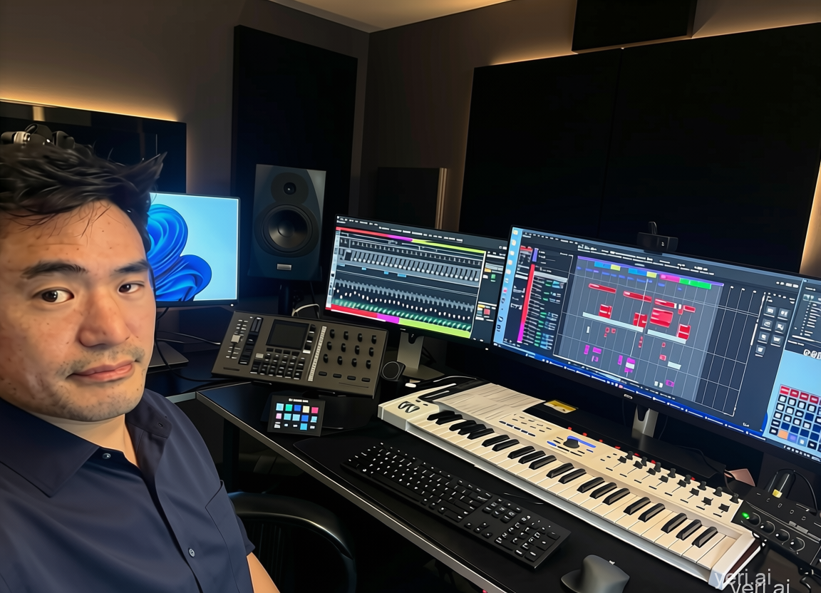 Jonathan Jun studio setup